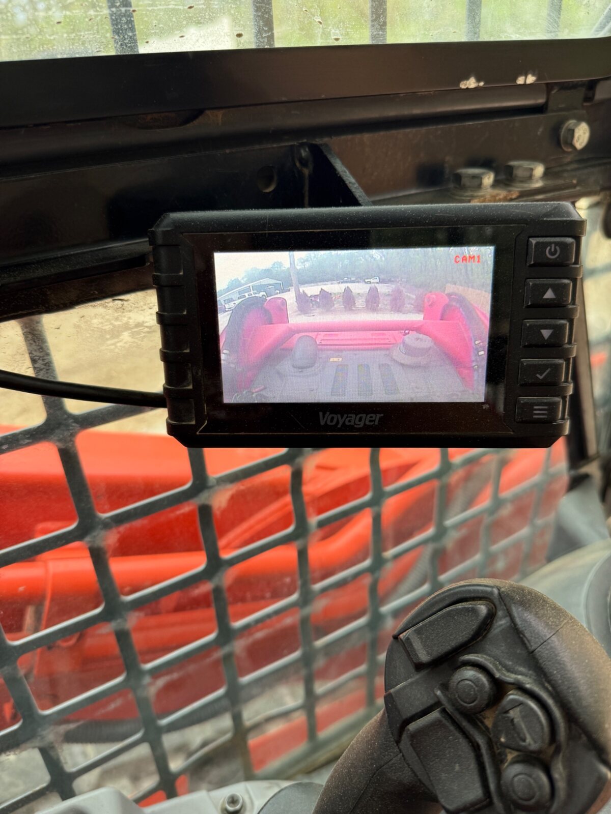 Kubota SVL97-2 rearview camera display