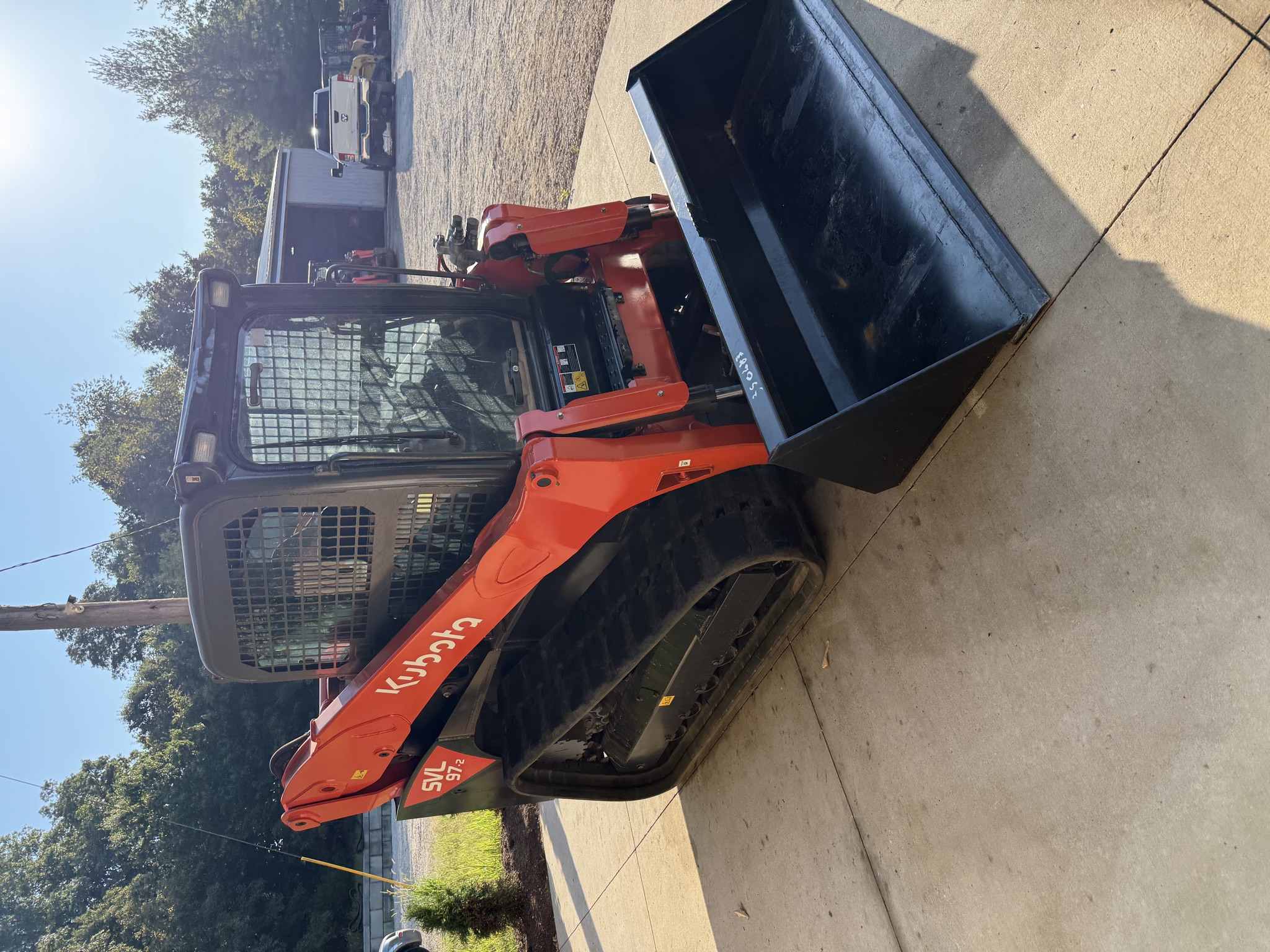 Kubota SVL97-2 opposite-side front three-quarter view