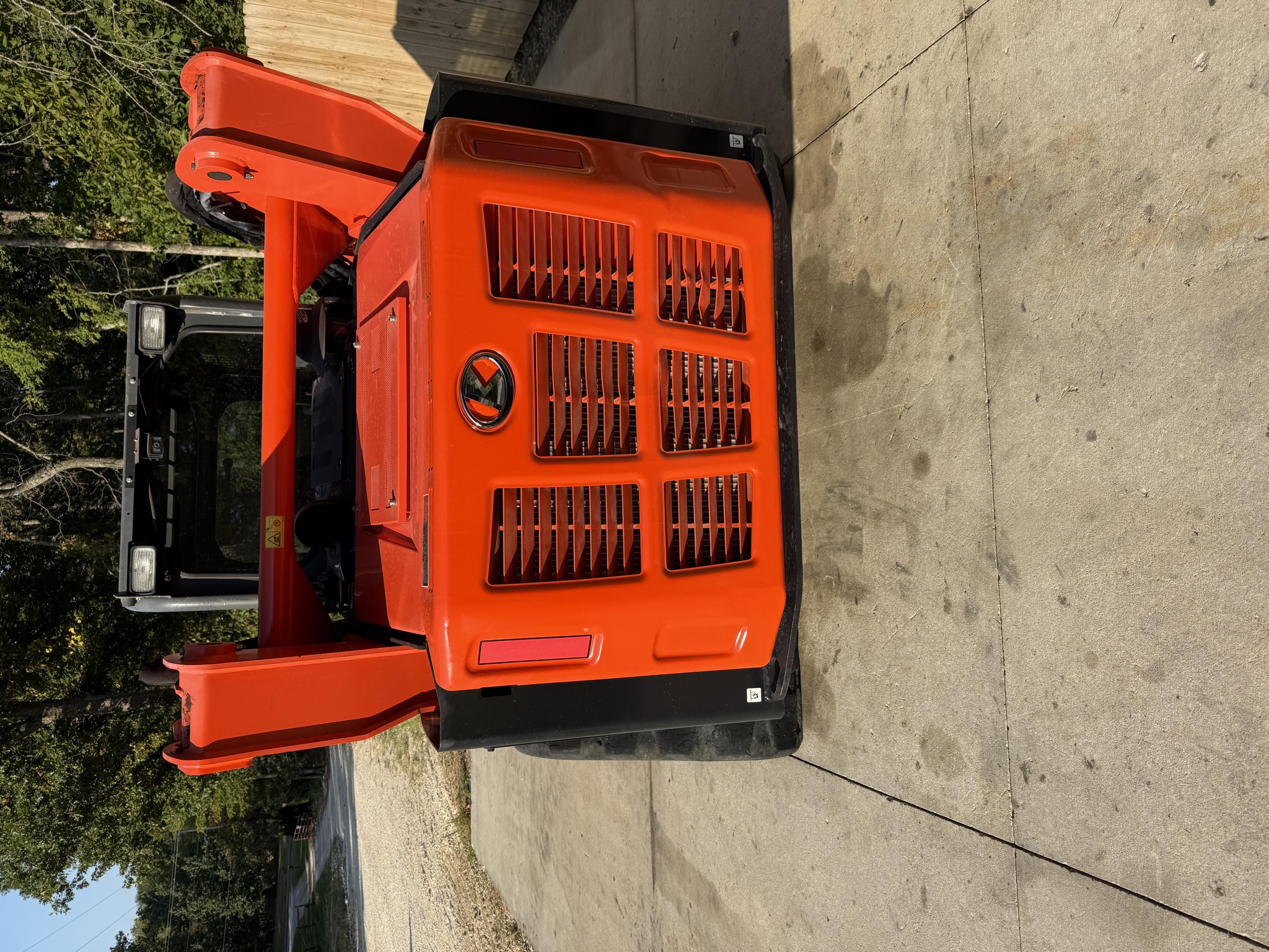 Rear view of the 2024 Kubota SVL97-2