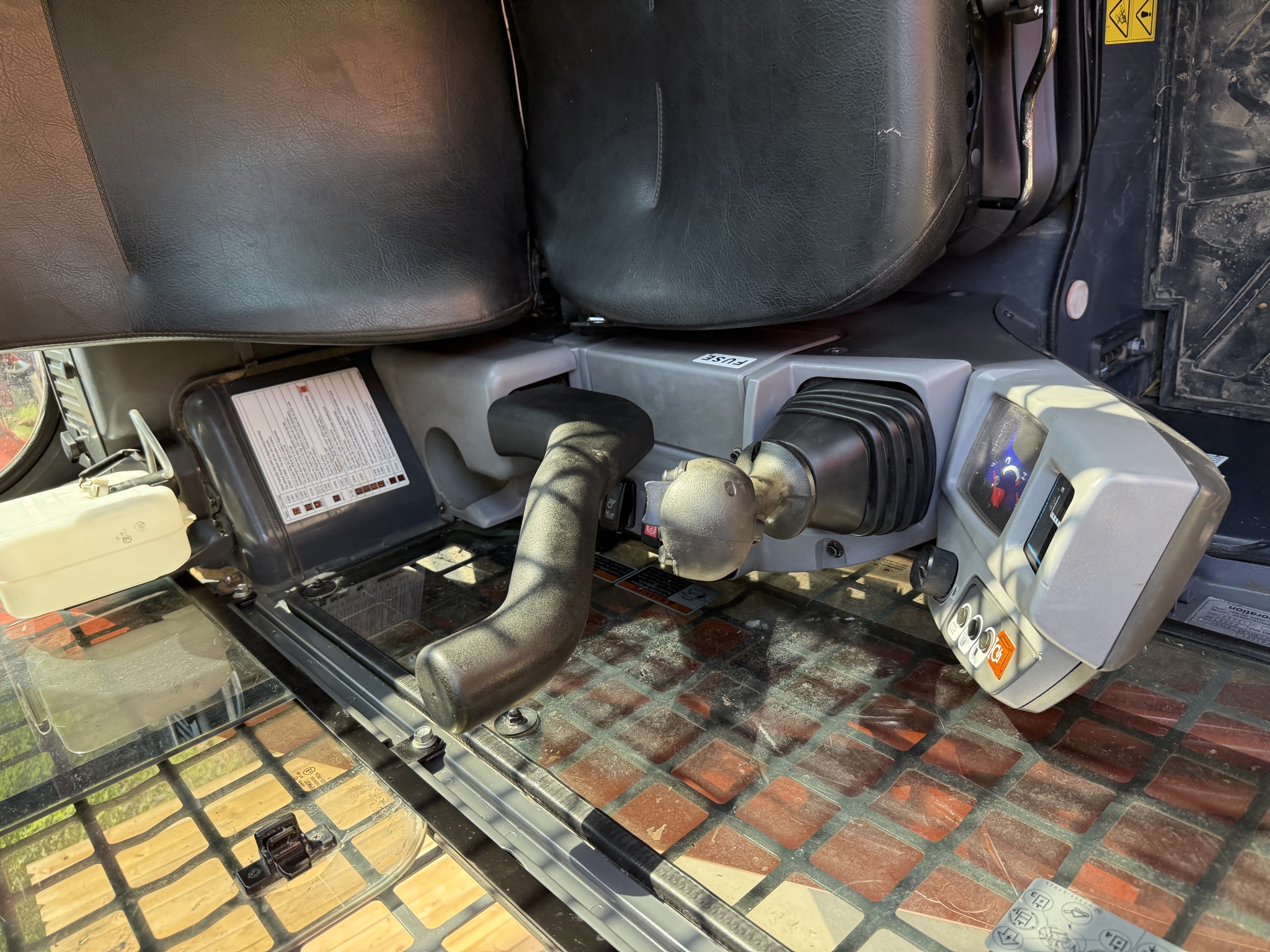 Kubota SVL97-2 left-hand joystick and cab controls